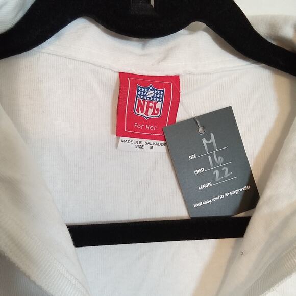 Denver Broncos NFL for Her White Shirt Medium - Picture 4 of 4